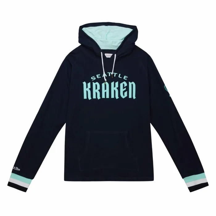 Men039s Hoodies and Sweatshirts Mitchell and Ness Legendary Slub Long Sleeve Hoodie Seattle Kraken Men039s Hoodies and Sweatshirts Mitchell and Ness Legendary Slub Long Sleeve Hoodie Seattle Kraken