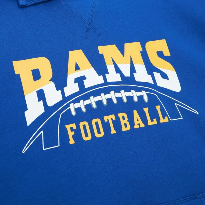 Men039s Hoodies and Sweatshirts Mitchell and Ness PreGrame SS Fleece Hoodie Los Angeles Rams Men039s Hoodies and Sweatshirts Mitchell and Ness PreGrame SS Fleece Hoodie Los Angeles Rams