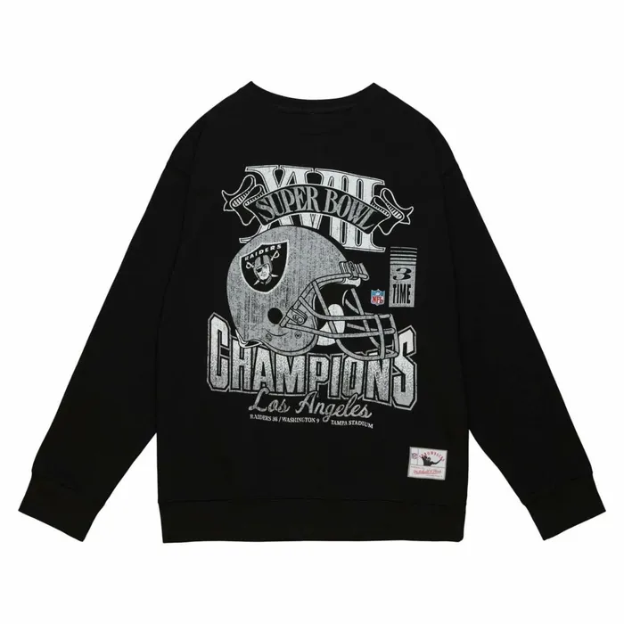 Men039s Hoodies and Sweatshirts Mitchell and Ness VTG Super Bowl Crew Oakland Raiders Men039s Hoodies and Sweatshirts Mitchell and Ness VTG Super Bowl Crew Oakland Raiders