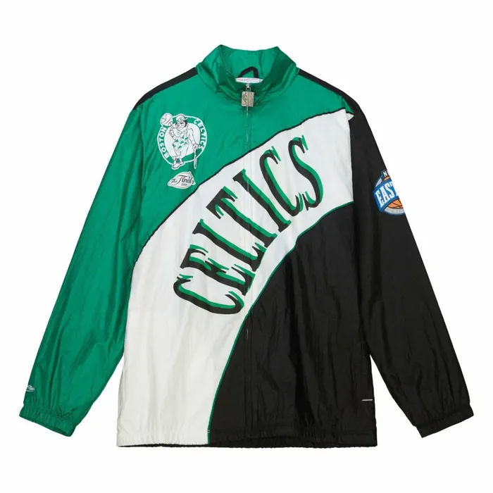 Men039s Jackets and Outerwear Mitchell and Ness Arched Retro Lined Windbreaker Boston Celtics Men039s Jackets and Outerwear Mitchell and Ness Arched Retro Lined Windbreaker Boston Celtics