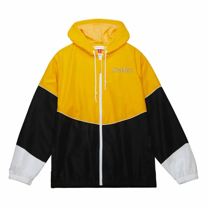 Men039s Jackets and Outerwear Mitchell and Ness Home Team Lightweight Windbreaker Pittsburgh Steelers Men039s Jackets and Outerwear Mitchell and Ness Home Team Lightweight Windbreaker Pittsburgh Steelers