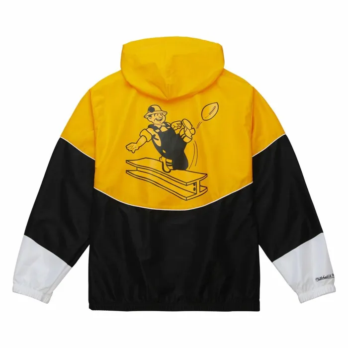Men039s Jackets and Outerwear Mitchell and Ness Home Team Lightweight Windbreaker Pittsburgh Steelers Men039s Jackets and Outerwear Mitchell and Ness Home Team Lightweight Windbreaker Pittsburgh Steelers