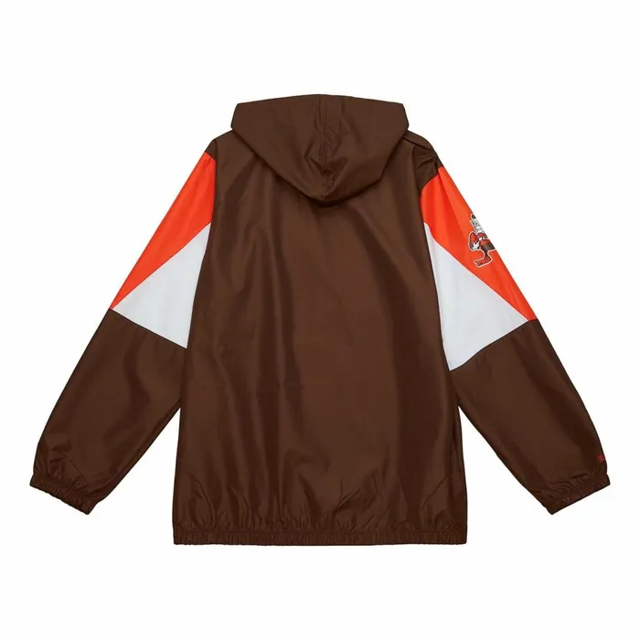 Men039s Jackets and Outerwear Mitchell and Ness Throw It Back Full Zip Windbreaker Cleveland Browns Men039s Jackets and Outerwear Mitchell and Ness Throw It Back Full Zip Windbreaker Cleveland Browns