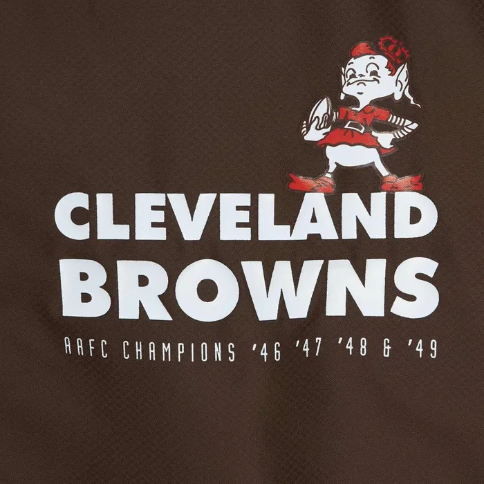 Men039s Jackets and Outerwear Mitchell and Ness Throw It Back Full Zip Windbreaker Cleveland Browns Men039s Jackets and Outerwear Mitchell and Ness Throw It Back Full Zip Windbreaker Cleveland Browns