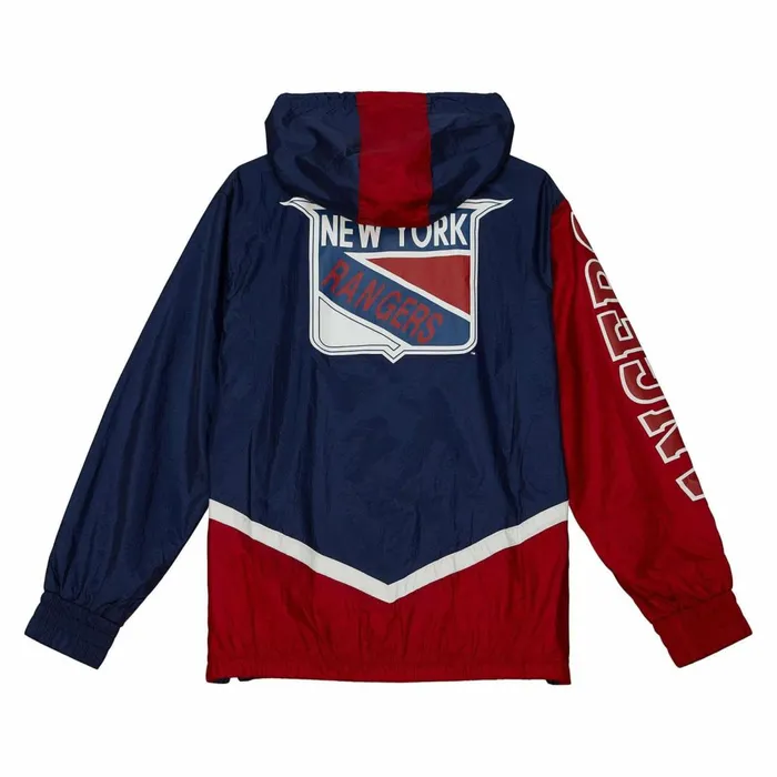 Men039s Jackets and Outerwear Mitchell and Ness Undeniable Full Zip Windbreaker New York Rangers Men039s Jackets and Outerwear Mitchell and Ness Undeniable Full Zip Windbreaker New York Rangers