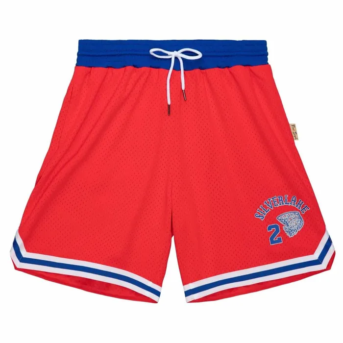 Men039s MandN Brand Mitchell and Ness MandN X Fred Segal Novelty Mesh Shorts