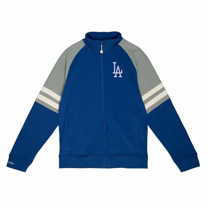 Men039s MLB Mitchell and Ness MVP 20 Track Jacket Los Angeles Dodgers
