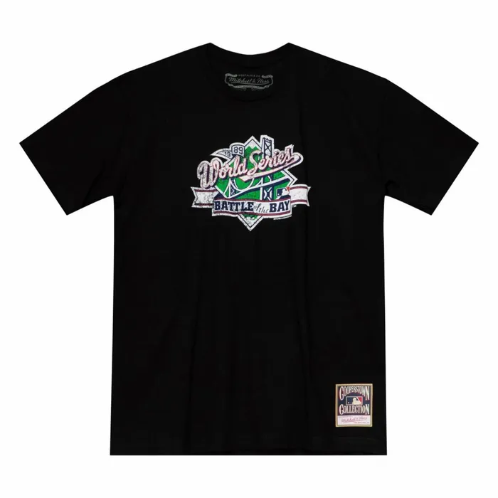 Men039s MLB Mitchell and Ness World Series Tee World Series 1989