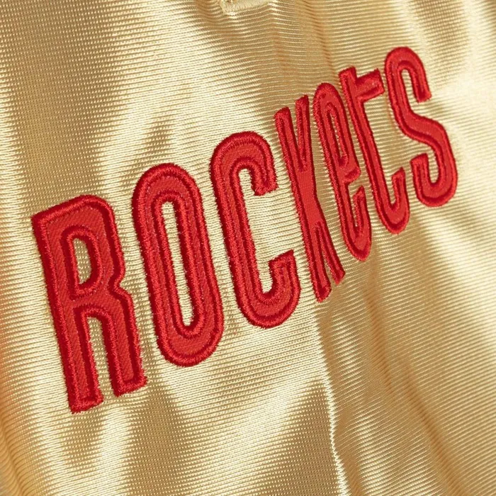 Men039s NBA Swingman Mitchell and Ness 75th Anniversary Gold Swingman Houston Rockets 199394 Shorts Men039s NBA Swingman Mitchell and Ness 75th Anniversary Gold Swingman Houston Rockets 199394 Shorts