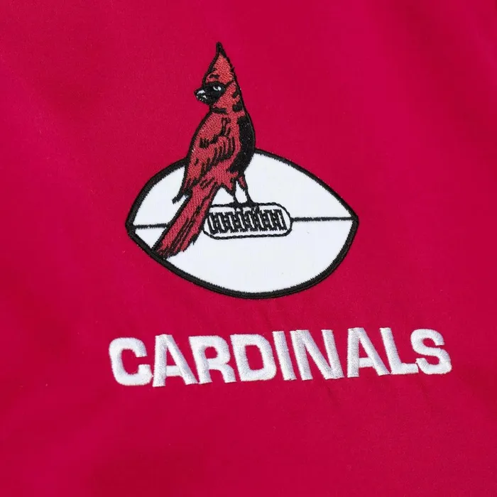 Men039s NFL Mitchell and Ness Heavyweight Satin Jacket Arizona Cardinals Men039s NFL Mitchell and Ness Heavyweight Satin Jacket Arizona Cardinals