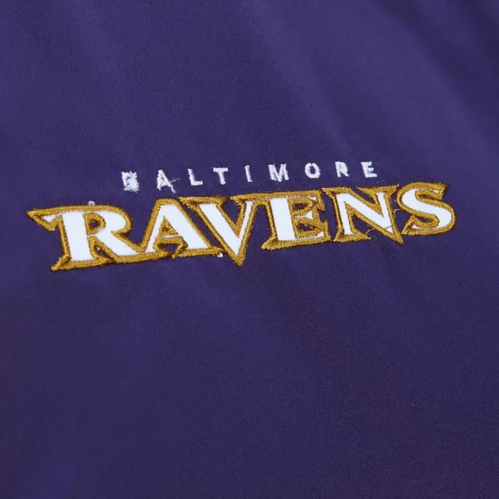 Men039s NFL Mitchell and Ness Heavyweight Satin Jacket Baltimore Ravens Men039s NFL Mitchell and Ness Heavyweight Satin Jacket Baltimore Ravens