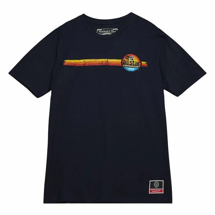 Men039s NHL Mitchell and Ness ASG Blazing Ice Tee All Star