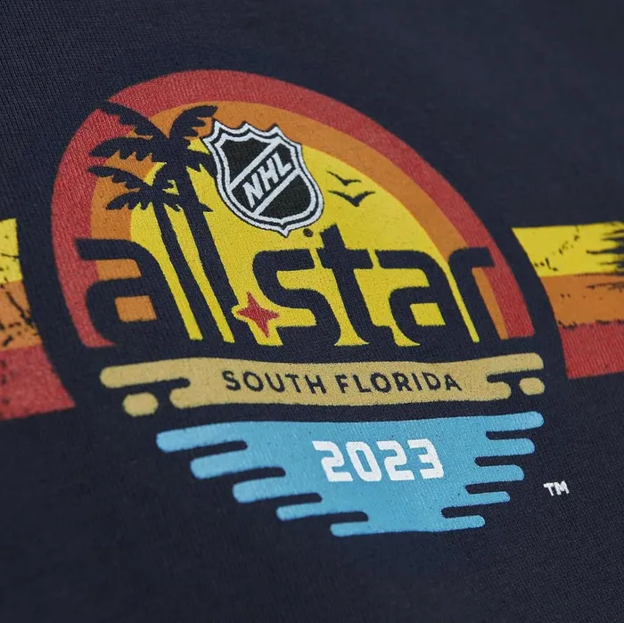 Men039s NHL Mitchell and Ness ASG Blazing Ice Tee All Star Men039s NHL Mitchell and Ness ASG Blazing Ice Tee All Star