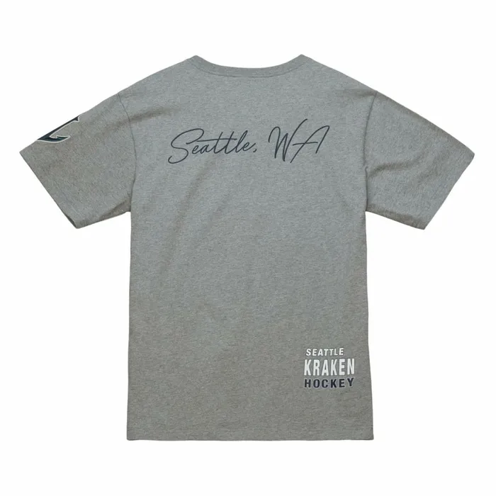 Men039s NHL Mitchell and Ness City Collection SS Tee Seattle Kraken Men039s NHL Mitchell and Ness City Collection SS Tee Seattle Kraken