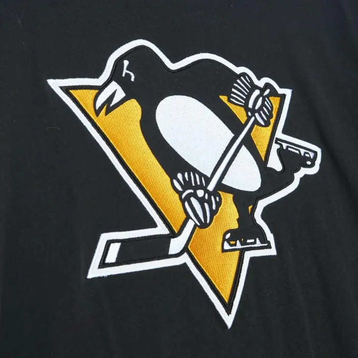 Men039s NHL Mitchell and Ness Color Blocked SS Tee Pittsburgh Penguins Men039s NHL Mitchell and Ness Color Blocked SS Tee Pittsburgh Penguins