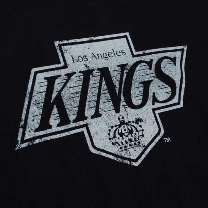 Men039s NHL Mitchell and Ness Distressed Basic Logo Tee Los Angeles Kings Men039s NHL Mitchell and Ness Distressed Basic Logo Tee Los Angeles Kings