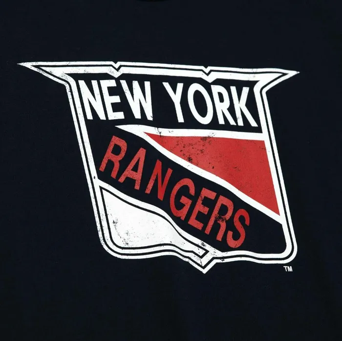 Men039s NHL Mitchell and Ness Distressed Logo Tee New York Rangers Men039s NHL Mitchell and Ness Distressed Logo Tee New York Rangers