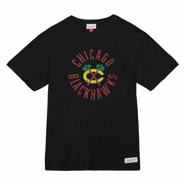 Men039s NHL Mitchell and Ness Legendary Slub SS Tee Chicago Blackhawks