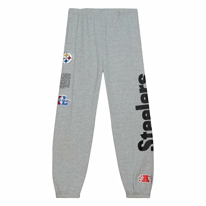 Men039s Pants Mitchell and Ness Team Origins Fleece Pant Pittsburgh Steelers