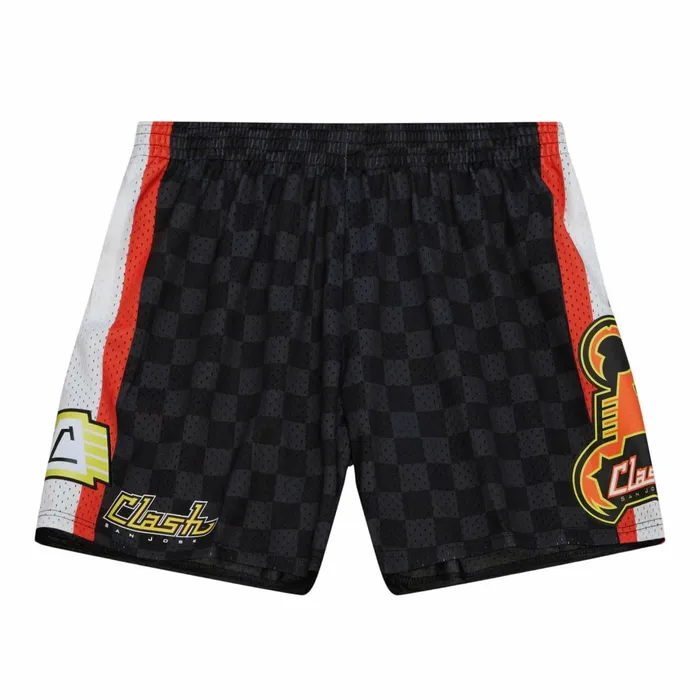 Men039s Shorts Mitchell and Ness City Collection Mesh Shorts San Jose Clash