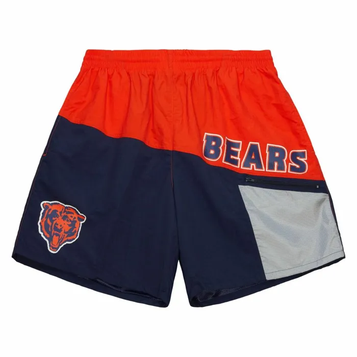 Men039s Shorts Mitchell and Ness Nylon Utility Shorts Chicago Bears