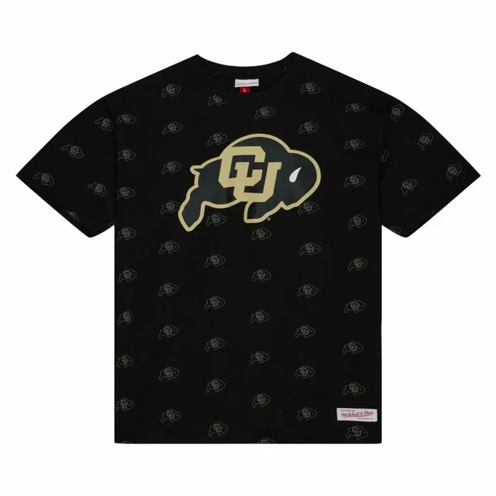 Men039s TShirts and Tops Mitchell and Ness AOP SS Top University Of Colorado Boulder Men039s TShirts and Tops Mitchell and Ness AOP SS Top University Of Colorado Boulder