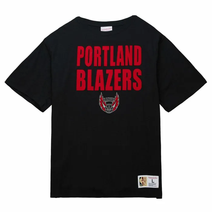 Men039s TShirts and Tops Mitchell and Ness Legendary Slub SS Tee Portland Trail Blazers Men039s TShirts and Tops Mitchell and Ness Legendary Slub SS Tee Portland Trail Blazers