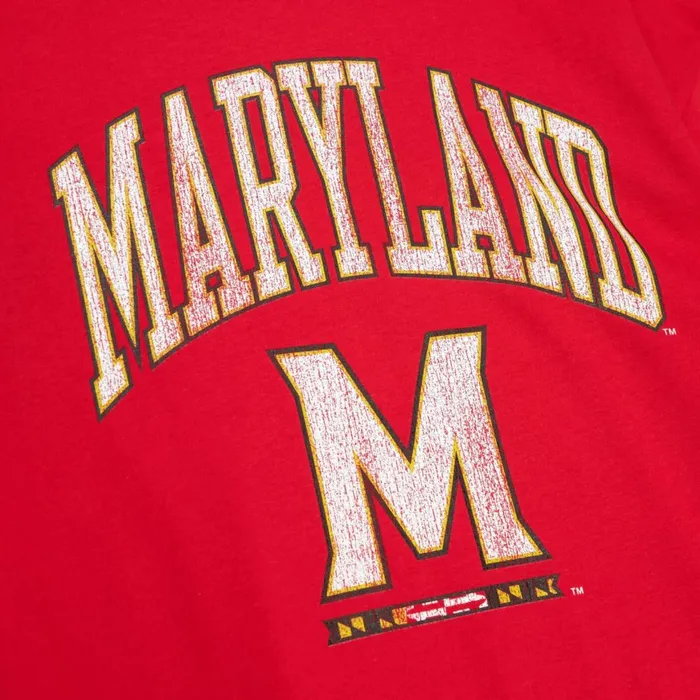 Men039s TShirts and Tops Mitchell and Ness University Arch Logo LS Tee University Of Maryland Men039s TShirts and Tops Mitchell and Ness University Arch Logo LS Tee University Of Maryland