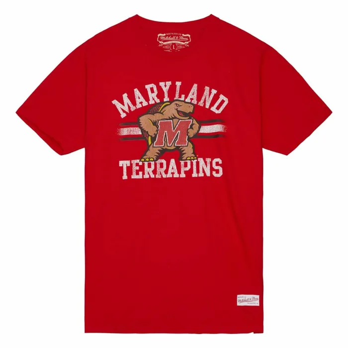 Men039s TShirts and Tops Mitchell and Ness Vintage Stripes Tee University Of Maryland Men039s TShirts and Tops Mitchell and Ness Vintage Stripes Tee University Of Maryland