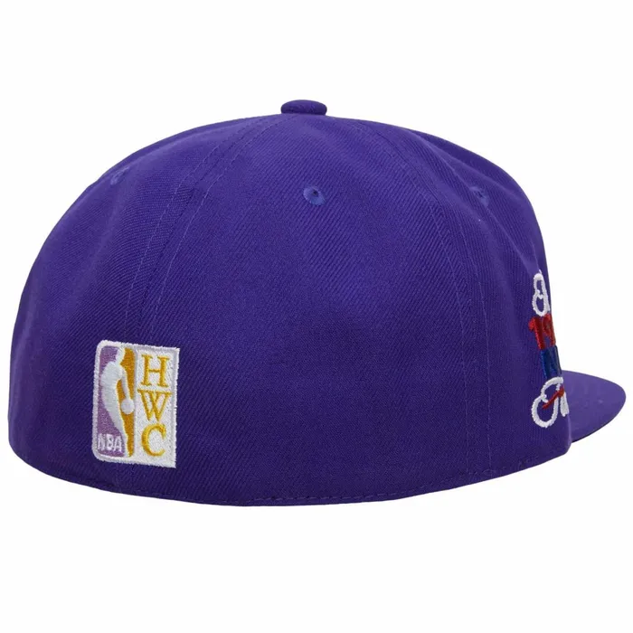 Men039sWomen039s Fitted 163 Styles Mitchell and Ness Velour Under Fitted HWC Los Angeles Lakers Men039sWomen039s Fitted 163 Styles Mitchell and Ness Velour Under Fitted HWC Los Angeles Lakers