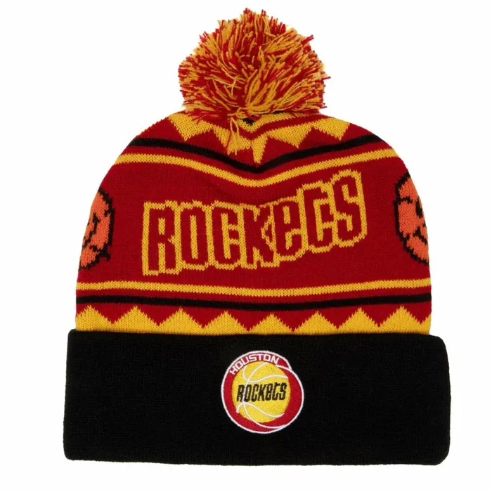 Men039sWomen039s Knit 154 Styles Mitchell and Ness Team Isle Pom Beanie HWC Houston Rockets Men039sWomen039s Knit 154 Styles Mitchell and Ness Team Isle Pom Beanie HWC Houston Rockets