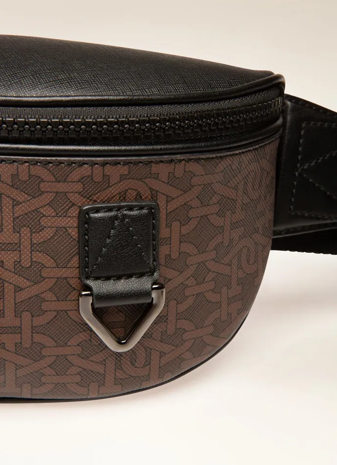Men Bally Belt Bags Matey 8211 TPU Bum Bag In Black and Brown