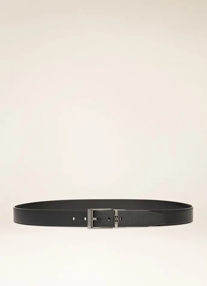 Men Bally Belts Parker 8211 Leather 35mm Belt In Black