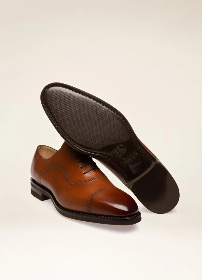 Men Bally LaceUps And Monks Scotch 8211 Leather Oxfords In Brown