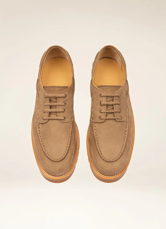 Men Bally LaceUps And Monks Traper 8211 Leather Derby In Taupe