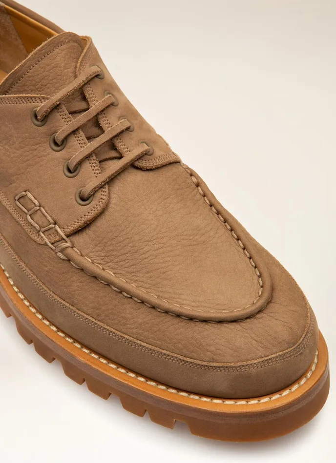 Men Bally LaceUps And Monks Traper 8211 Leather Derby In Taupe