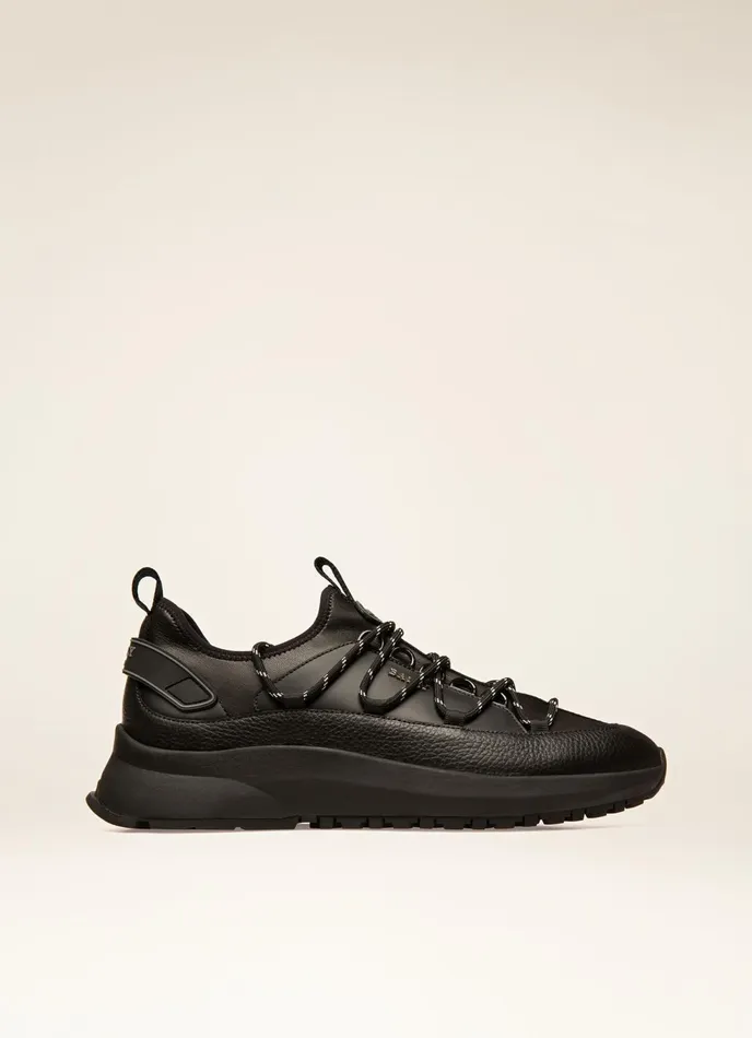 Men Bally Sneakers Delys 8211 Leather Sneakers In Black