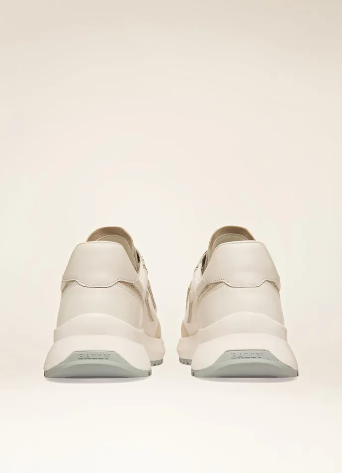 Men Bally Sneakers Demmy 8211 Leather Sneakers In White