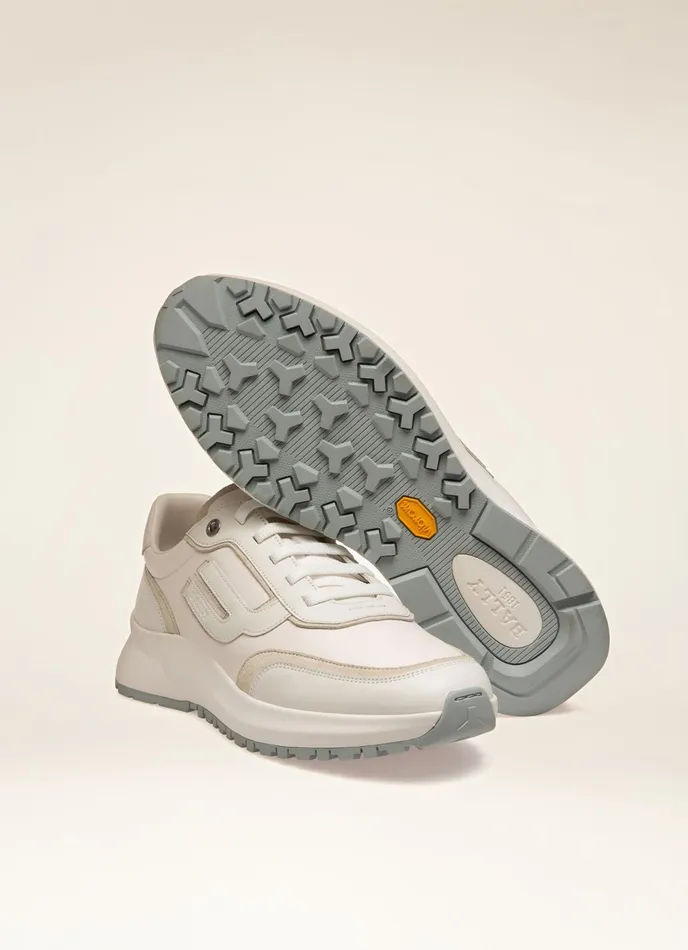 Men Bally Sneakers Demmy 8211 Leather Sneakers In White