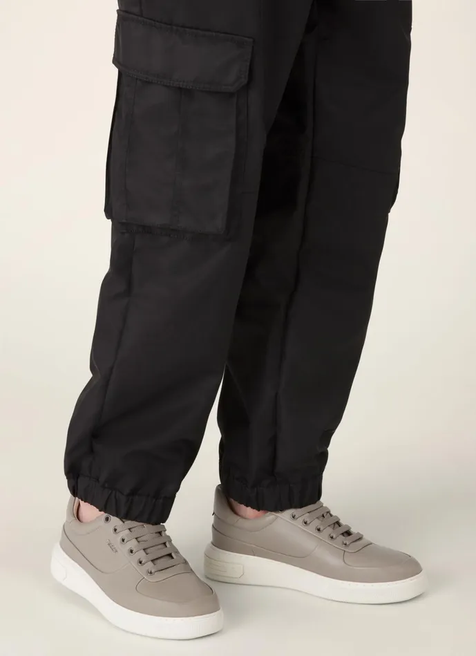 Men Bally Sneakers Manny 8211 Leather Sneakers In Grey