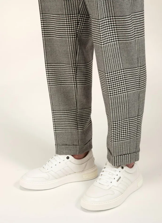 Men Bally Sneakers Maudo 8211 Leather Sneakers In White