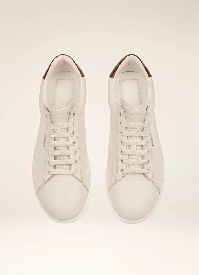 Men Bally Sneakers Wildy 8211 Leather Sneakers In White