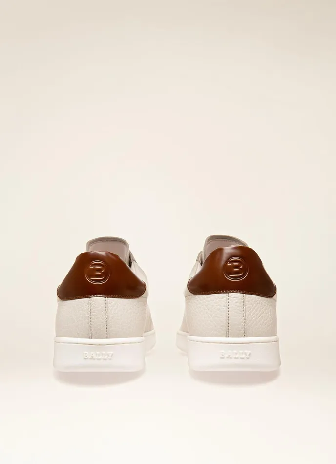 Men Bally Sneakers Wildy 8211 Leather Sneakers In White