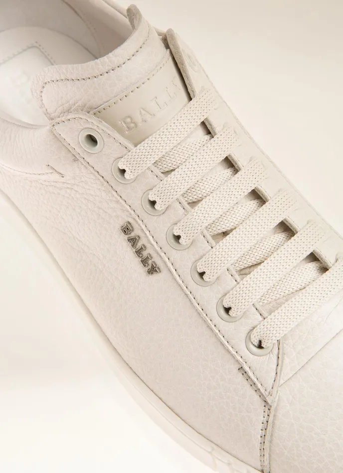 Men Bally Sneakers Wildy 8211 Leather Sneakers In White