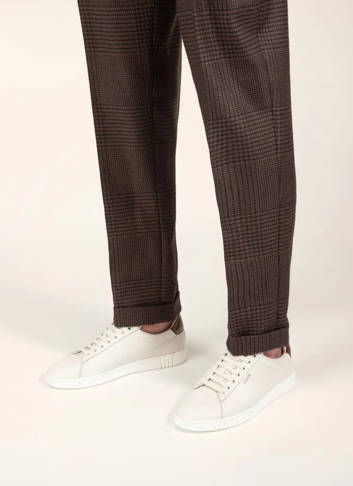 Men Bally Sneakers Wildy 8211 Leather Sneakers In White