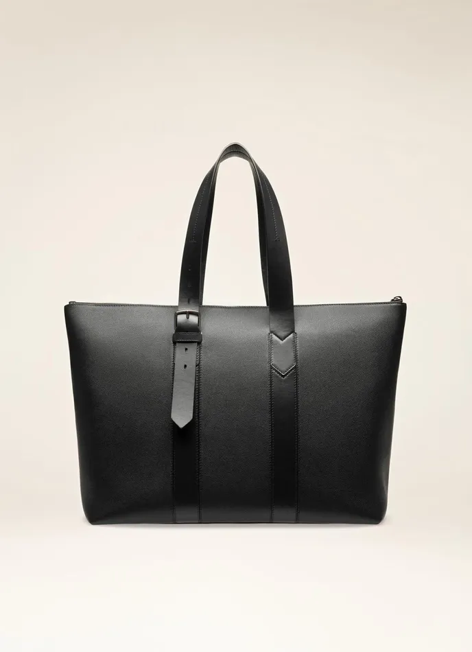 Men Bally Tote Bags Eland 8211 Leather Tote Bag In Black