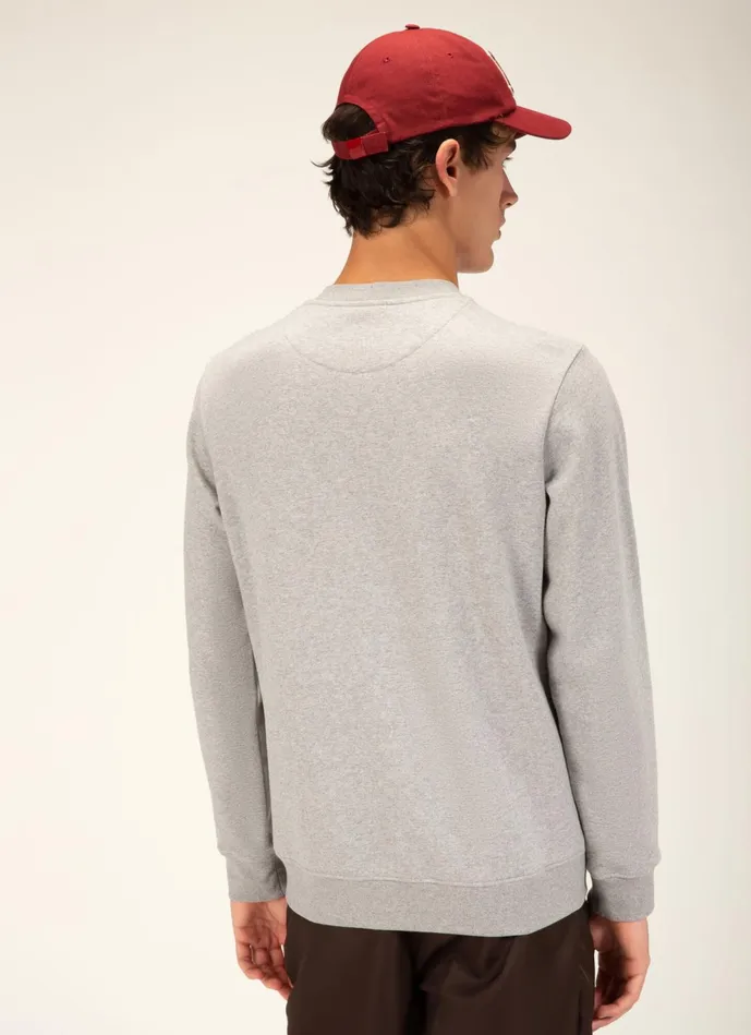 Men Bally Tracksuits Logo Sweater 8211 Cotton Top In Grey