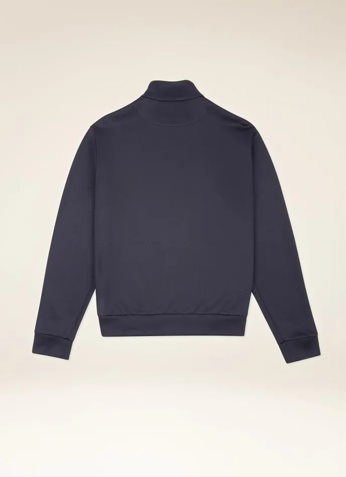 Men Bally Tracksuits Track Jacket 8211 Techno Cotton Mix Outerwear In Navy