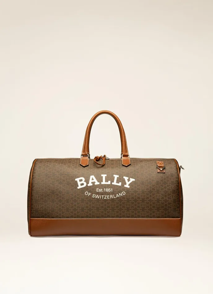 Men Bally Travel Bags Caius 8211 TPU Weekender Bag In Brown