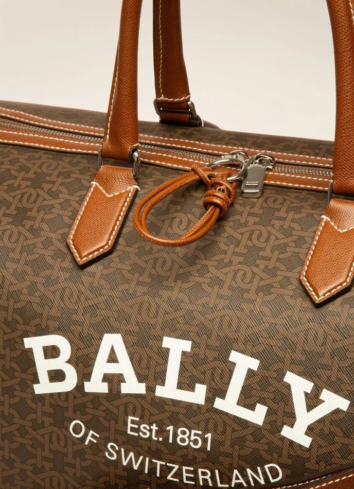 Men Bally Travel Bags Caius 8211 TPU Weekender Bag In Brown